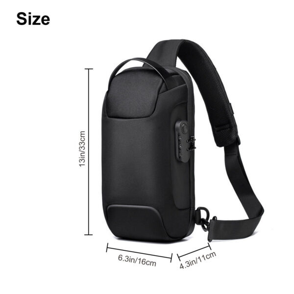 Men's Waterproof Oxford Multifunction Crossbody Bags Anti-theft Men's Waterproof Oxford Multifunction Crossbody Bags Anti-theft