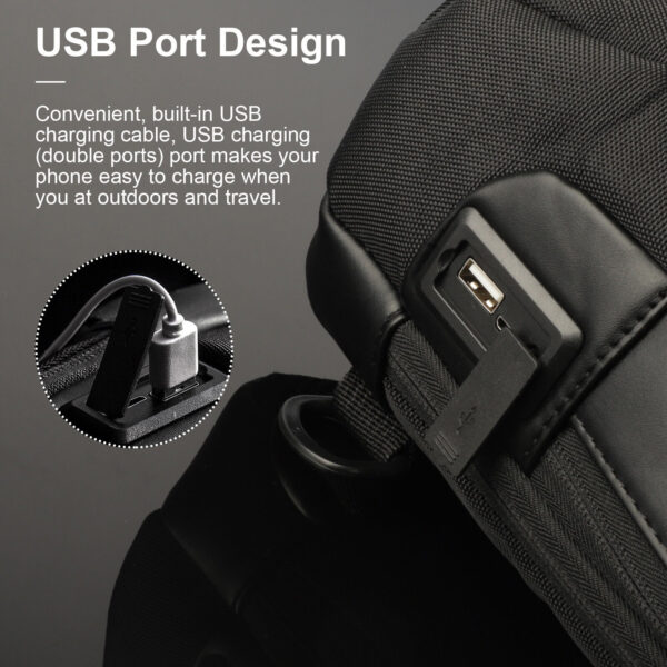 Men's Waterproof Oxford Multifunction Crossbody Bags Anti-theft Men's Waterproof Oxford Multifunction Crossbody Bags Anti-theft