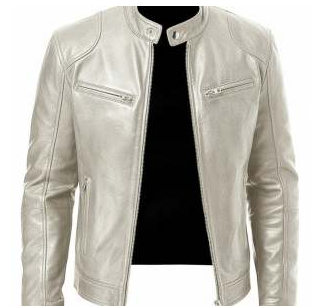 Men's Zip-up Cardigan PU Leather Jacket Fashion Pockets Stand Collar Men's Zip-up Cardigan PU Leather Jacket Fashion Pockets Stand Collar