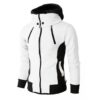 Men's Zip UP Hooded Jacket Fake Two Piece Sports Cardigan Casual Slim Men's Zip UP Hooded Jacket Fake Two Piece Sports Cardigan Casual Slim