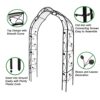 Metal Garden Arch Assemble Freely with 8 Styles Arbor Trellis Climbing Metal Garden Arch Assemble Freely with 8 Styles Arbor Trellis Climbing