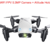 Micro Foldable RC Drone 3D Bearing Steering Wheel Remote Control