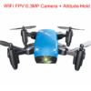 Micro Foldable RC Drone 3D Bearing Steering Wheel Remote Control