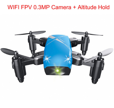 Micro Foldable RC Drone 3D Bearing Steering Wheel Remote Control