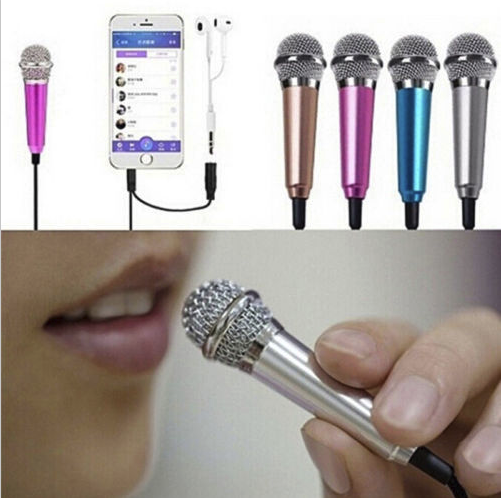 Mini Mobile Phone Microphone Recording Sing Small Mini Mobile Phone Microphone Recording Sing Small