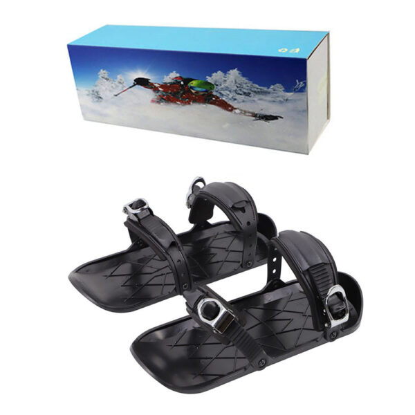 Mini Ski Skates Portable Short Skiboard Adjustable Shoes for Snow Mini Ski Skates Portable Short Skiboard Adjustable Shoes for Snow