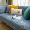 Modern Solid Color Winter Lamb Wool Sofa Towel Thicken Plush Soft Modern Solid Color Winter Lamb Wool Sofa Towel Thicken Plush Soft
