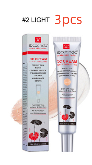 Moisturizing Correcting CC Cream Waterproof Anti-sweat Makeup Before