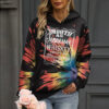 Multi-color Gradient Coloring 3D Printing Digital Hoodie Multi-color Gradient Coloring 3D Printing Digital Hoodie
