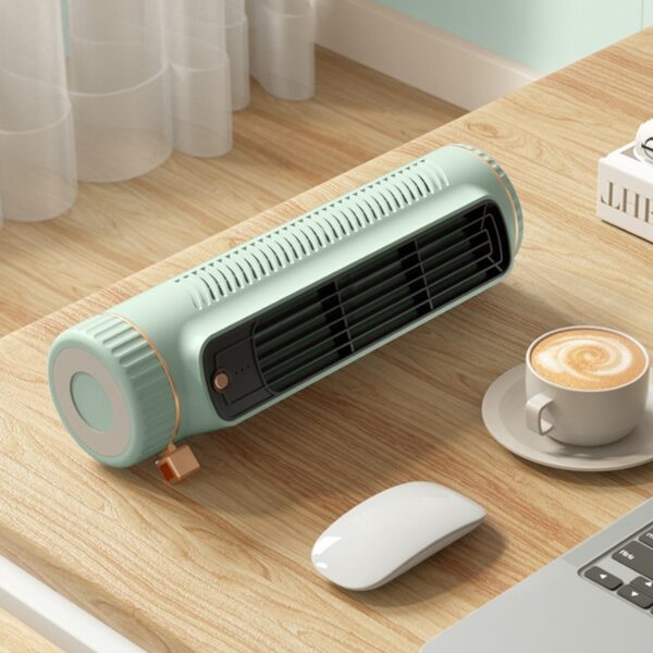 Multi-functional Desktop Standing Fan Adjustable Table for Office Home