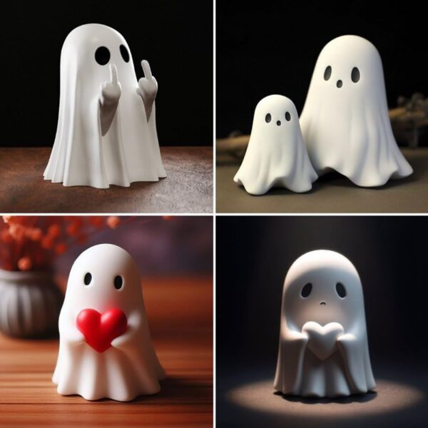 Multi-functional Ghost Statues Cute Ghosts Small Horror Halloween Home Multi-functional Ghost Statues Cute Ghosts Small Horror Halloween Home