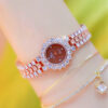 Multicolor Temperament Women's Fashion Quartz Watch Luxury Stainless