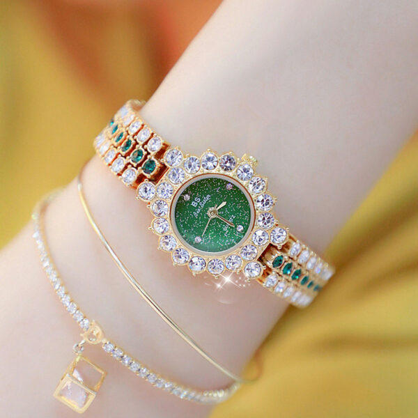 Multicolor Temperament Women's Fashion Quartz Watch Luxury Stainless