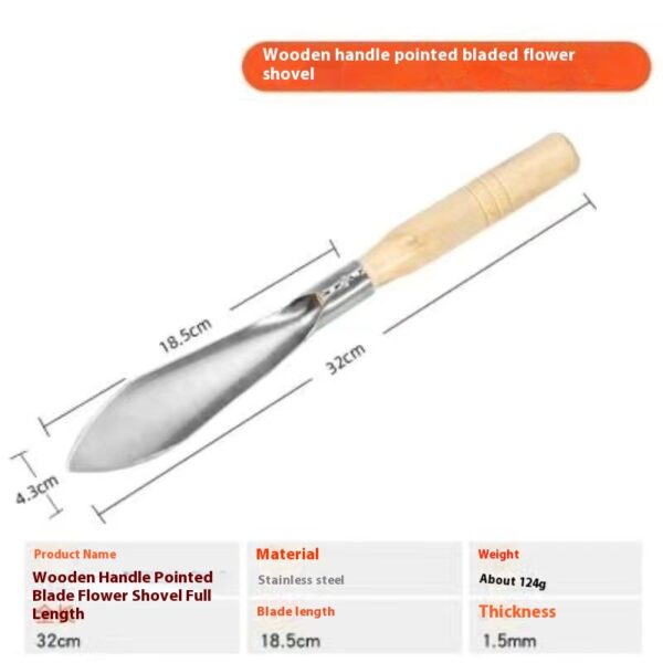 Multifunctional Gardening Flat Shovel Pointed Flower Planting Household