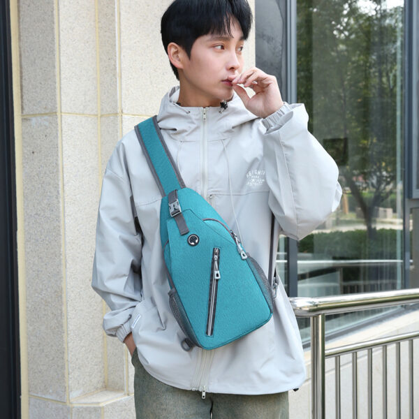 Multifunctional Men's Shoulder Crossbody Bag Male Hard-wearing Canvas