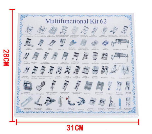 Multifunctional Sewing Accessories Hardcover Presser Foot Set Household Multifunctional Sewing Accessories Hardcover Presser Foot Set Household