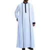 Muslim Costume Halloween Long Sleeve C Suit Kaftan Islamic Jubba Robe