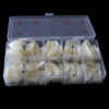 Nail Art 500 Piece Box Armor Pieces Transparent Fully Pasted Half Fake