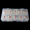 Nail Art 500 Piece Box Armor Pieces Transparent Fully Pasted Half Fake