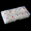 Nail Art 500 Piece Box Armor Pieces Transparent Fully Pasted Half Fake