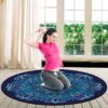Natural Rubber Round Yoga Mat Professional Natural Rubber Round Yoga Mat Professional