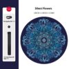 Natural Rubber Round Yoga Mat Professional Natural Rubber Round Yoga Mat Professional