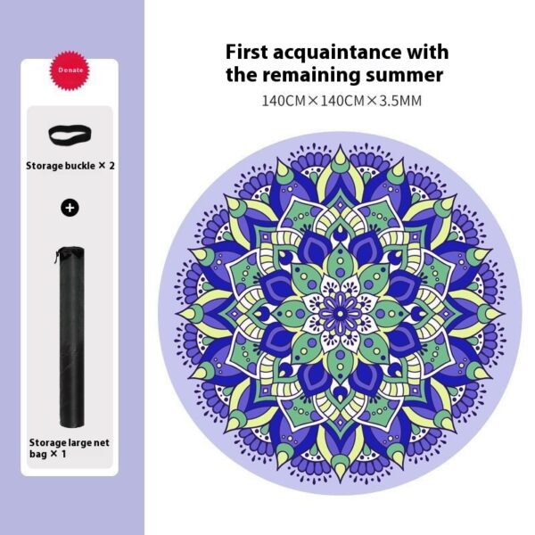 Natural Rubber Round Yoga Mat Professional Natural Rubber Round Yoga Mat Professional