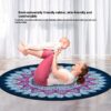 Natural Rubber Round Yoga Mat Professional Natural Rubber Round Yoga Mat Professional