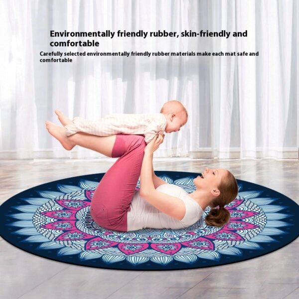 Natural Rubber Round Yoga Mat Professional Natural Rubber Round Yoga Mat Professional