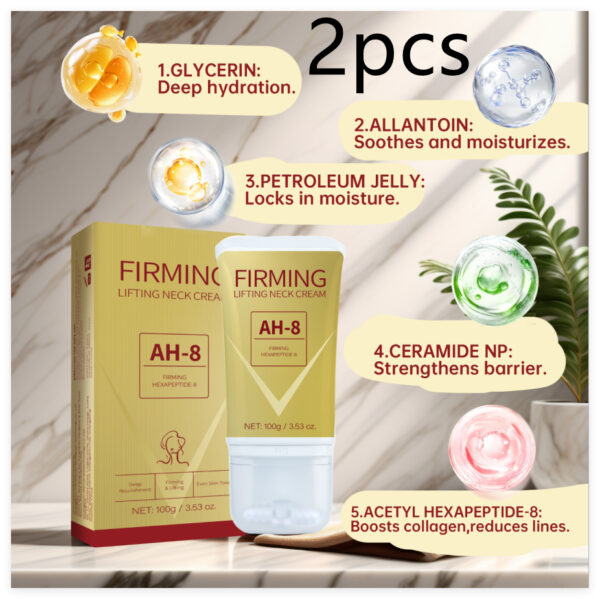 Neck Firming Roller Cream Lifts Dilutes Lines Deeply Nourishes Easily