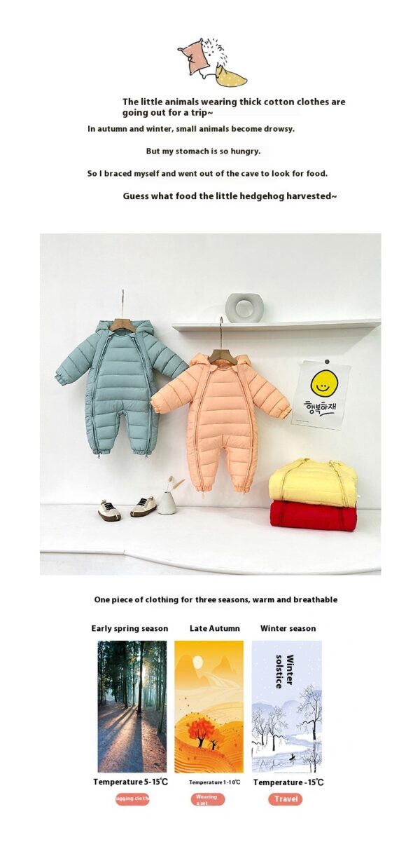 Newborn Cotton for Men and Women Baby Climbing Clothes