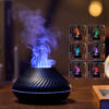 Newest RGB Flame Aroma Diffuser 130Ml 3d Colorful Humidifier Fire