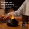 Newest RGB Flame Aroma Diffuser 130Ml 3d Colorful Humidifier Fire