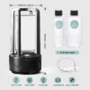 No Accessories 2 in 1 DIY Audio Crystal Light and Bluetooth-compatible