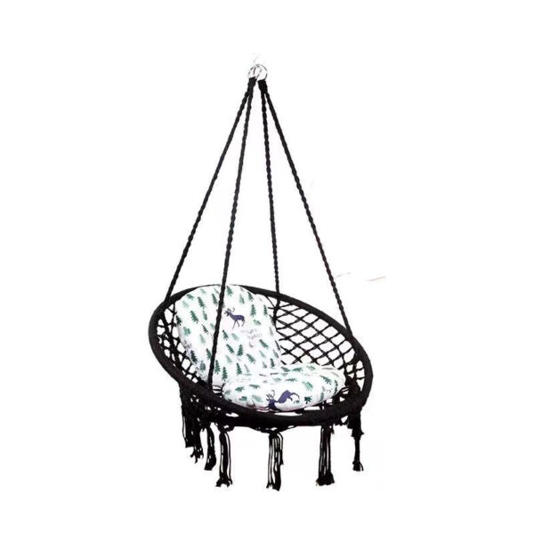 Nordic Style Round Hammock Outdoor Indoor Dormitory Bedroom Hanging