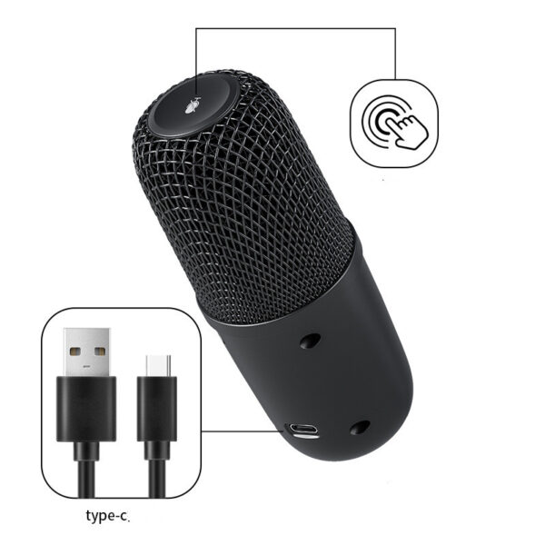 Notebook Computer Game Voice Live Broadcast Desktop USB Wired Microphone Notebook Computer Game Voice Live Broadcast Desktop USB Wired Microphone