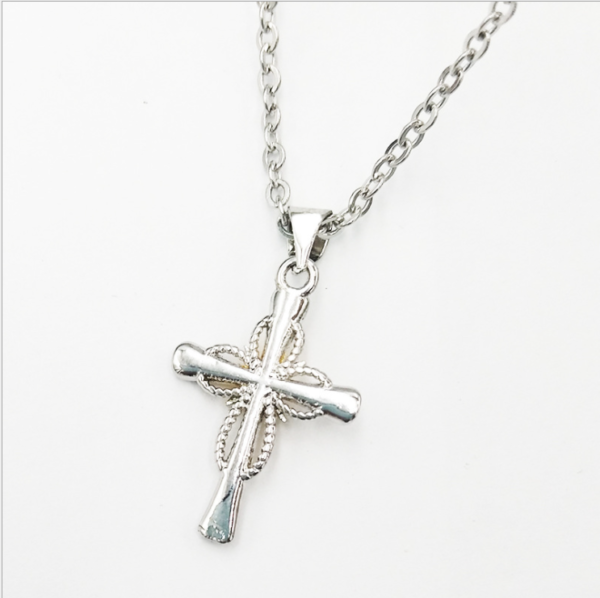 Octagonal Star Cross Alloy Pendant