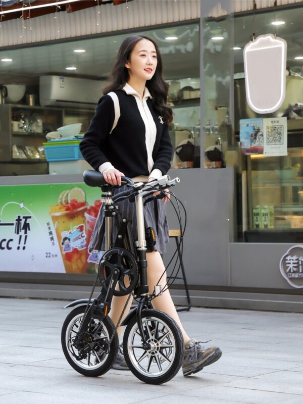 One Second Folding 14 Inch Small Super Portable Bicycle One Second Folding 14 Inch Small Super Portable Bicycle