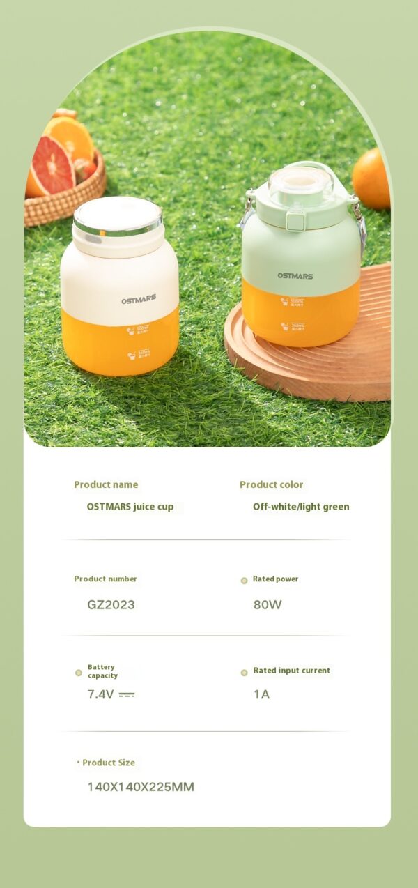 Ostmars Juicer Portable Small Fruit Blender Household Automatic Cup Tons Ostmars Juicer Portable Small Fruit Blender Household Automatic Cup Tons