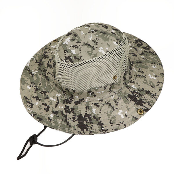 Outdoor Hat Digital Camouflage Fisherman Fishing Sun Visor Big Brim Outdoor Hat Digital Camouflage Fisherman Fishing Sun Visor Big Brim
