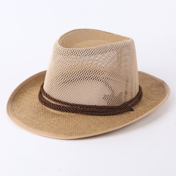 Outdoor Straw Hat Male Summer Seaside Beach Western Cowboy
