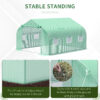 Outdoor Walk-in Tunnel Greenhouse 11.5 X 10 X 6.5 with Roll-up Windows Outdoor Walk-in Tunnel Greenhouse 11.5 X 10 X 6.5 with Roll-up Windows