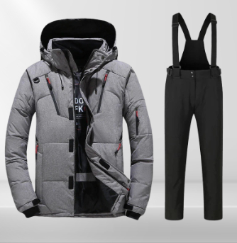 Outdoor Windproof Hooded Jacket Leisure Sports Coat with Pockets Warm