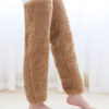 Over Knee High Fuzzy Long Socks Winter Warm Cold Leg Joint Cold-proof