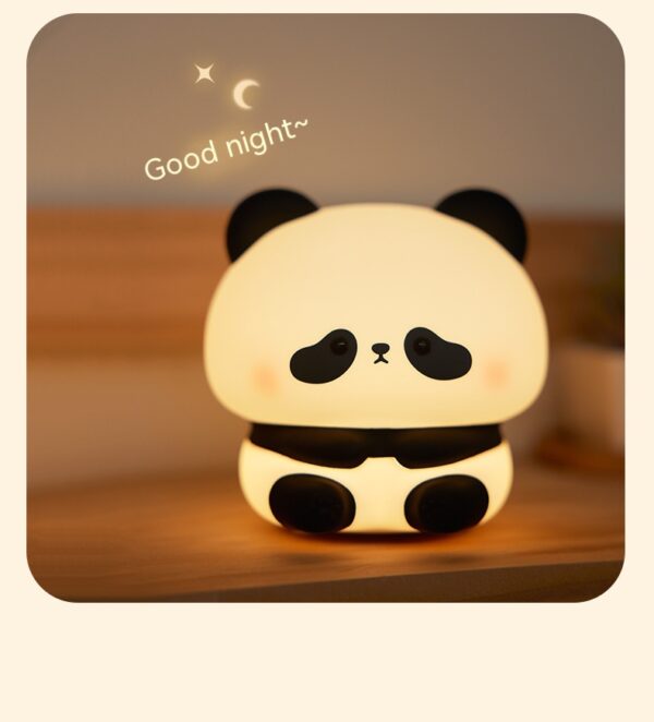 Panda LED Night Light Cute Silicone USB Rechargeable Touch Lamp Bedroom Panda LED Night Light Cute Silicone USB Rechargeable Touch Lamp Bedroom