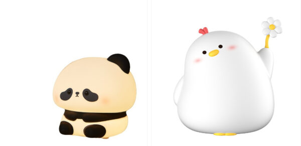 Panda LED Night Light Cute Silicone USB Rechargeable Touch Lamp Bedroom Panda LED Night Light Cute Silicone USB Rechargeable Touch Lamp Bedroom