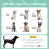 Pawhut Elevated Portable Dog Cot Pet Bed with UV Protection Canopy
