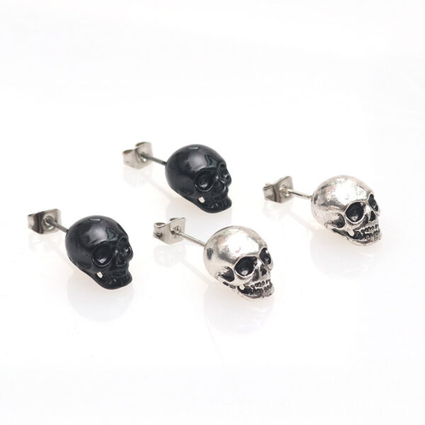 Personality Retro Skull Eardrops Earrings for Halloween Personality Retro Skull Eardrops Earrings for Halloween