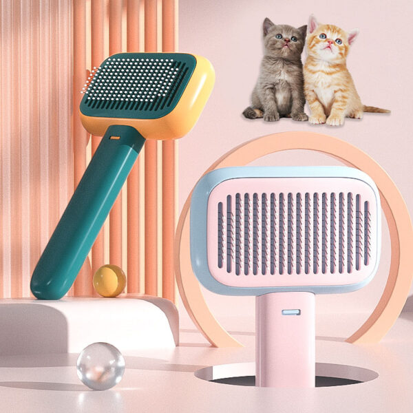 Pet Cat Dog Hair Brush Massage Comb Open-knot Grooming Cleaning Tool