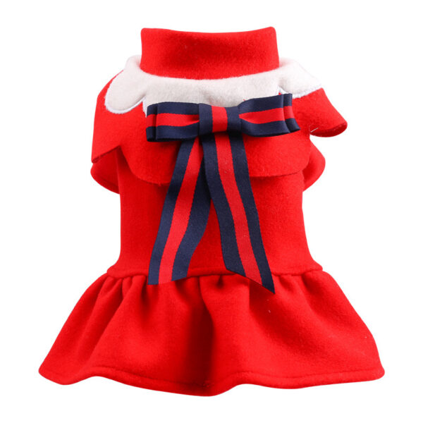 Pet Dog Cat Autumn and Winter Woolen Cloth Student British Style Aat Pet Dog Cat Autumn and Winter Woolen Cloth Student British Style Aat